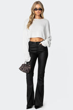 Oleva Leather Flare front