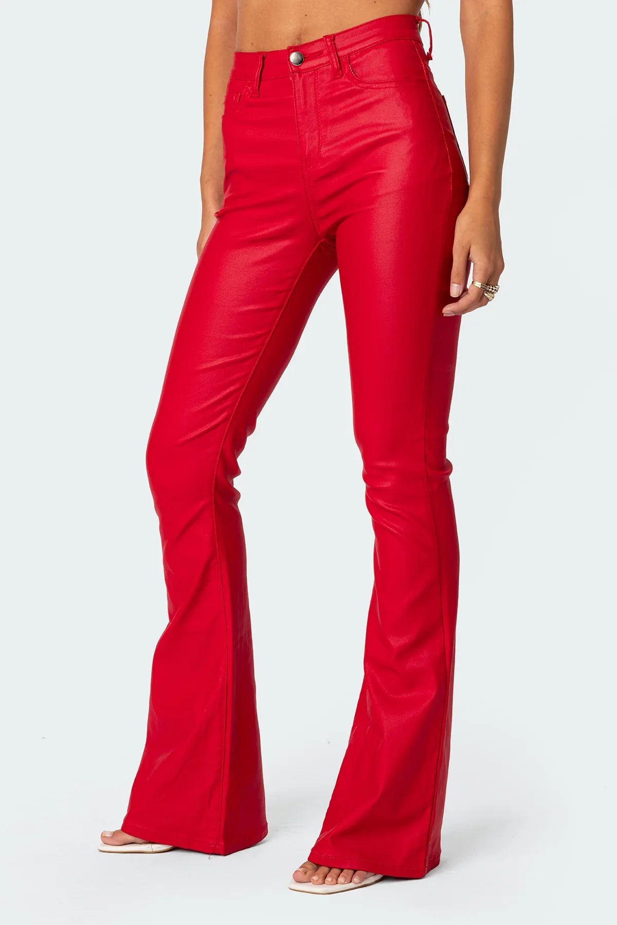 Oleva Leather Flare editorial