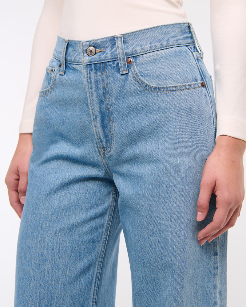 Oleva Aria Wide-Leg Light Blue back