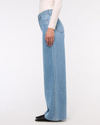 Oleva Aria Wide-Leg Light Blue detail