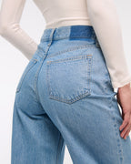 Oleva Aria Wide-Leg Light Blue lifestyle