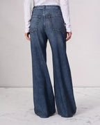 Oleva Wide-Leg Navy back