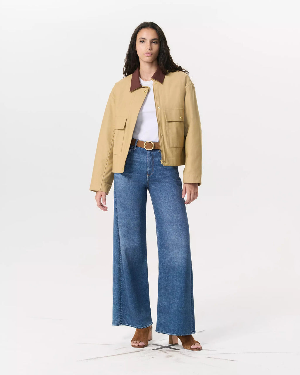 Oleva Wide-Leg Navy lifestyle