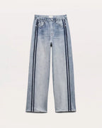 Oleva Sweat Jean Two-Stripe Blue side