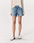 Oleva Denim Sweatshorts back